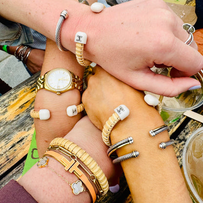 Engraved 1/4" Nantucket Lightship Bracelet